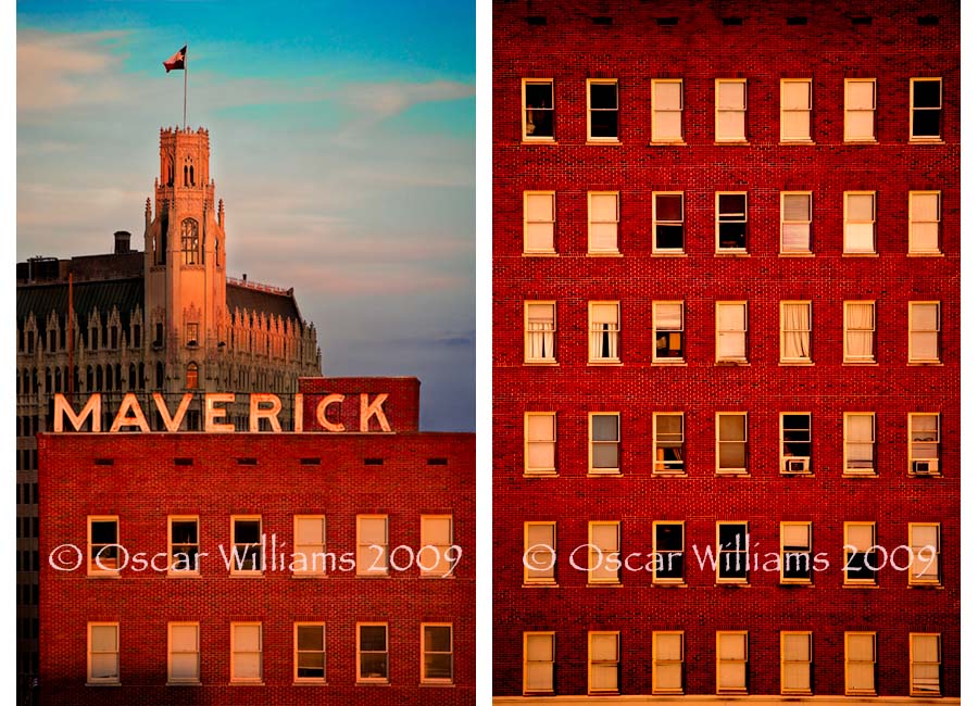 Maverick Shots The Maverick Building and the Emily Morgan Hotel which was originally the Medical Arts Building.